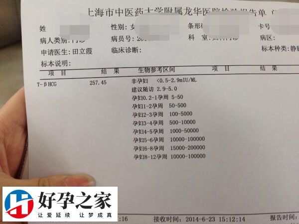 抽血检查HCG可判断是否怀孕
