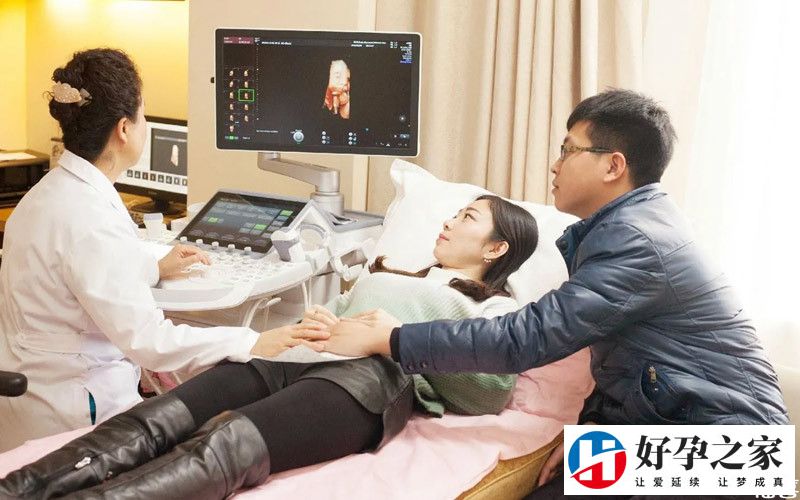 医生正在给孕妇解读报告